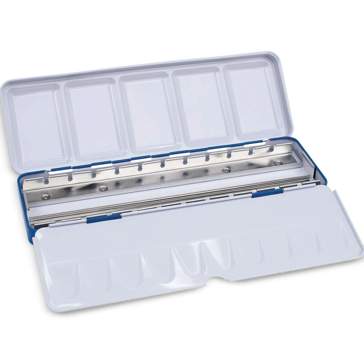 MILAN® Metallbox für Aquarellfarben, halbe Näpfchen