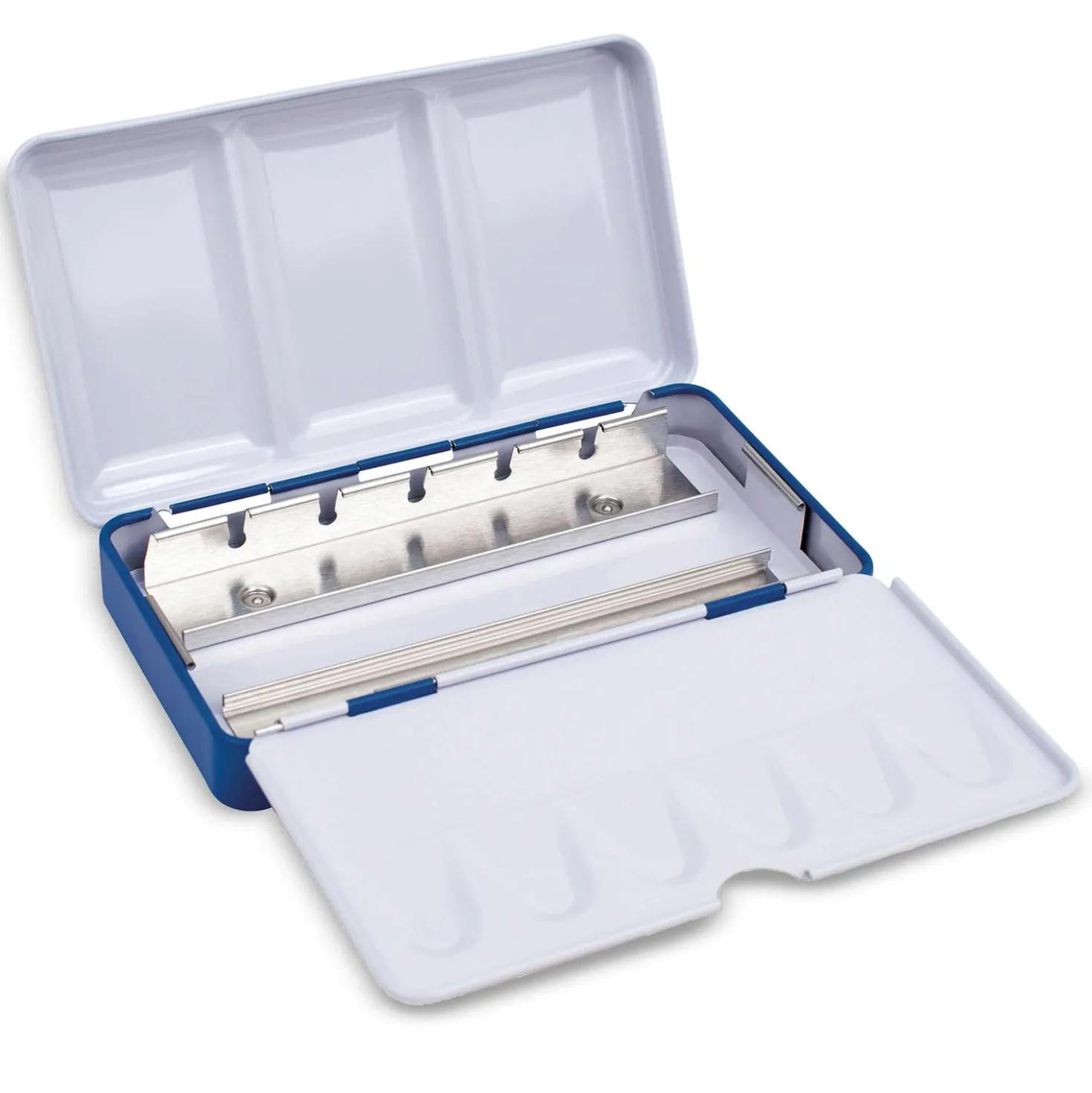 MILAN® Metallbox für Aquarellfarben, halbe Näpfchen