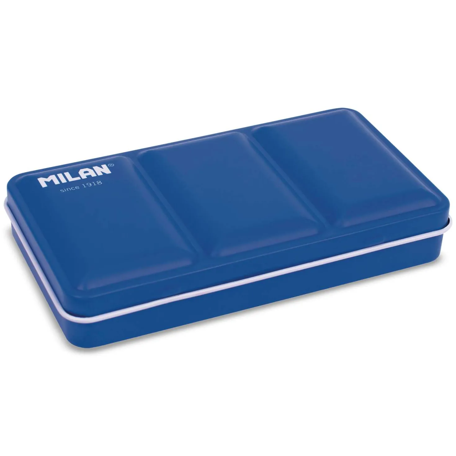 MILAN® Metallbox für Aquarellfarben, halbe Näpfchen