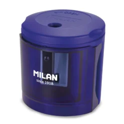 MILAN® Power-Sharp Elektrischer Anspitzer mit Behälter, Batteriebetrieb
