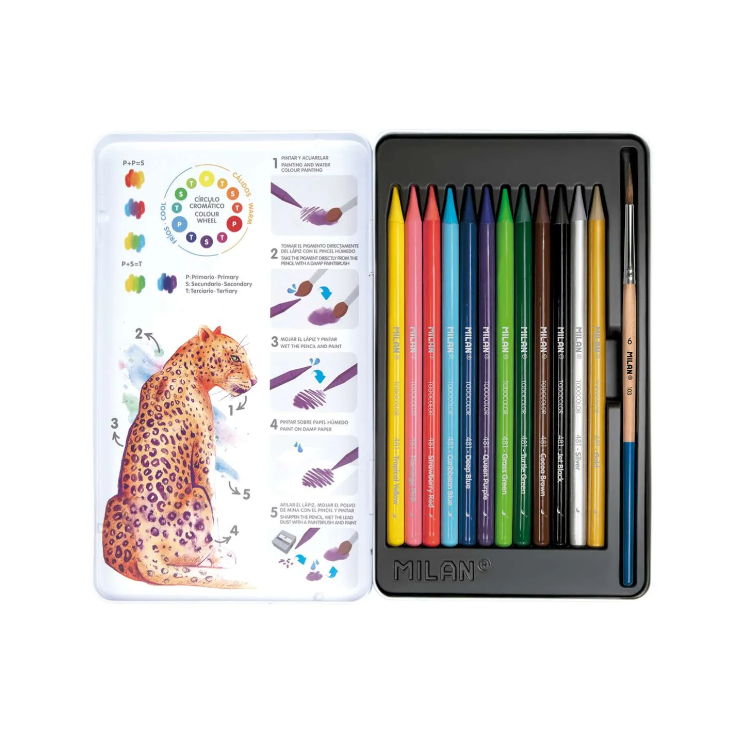 MILAN® TODOCOLOR Aquarellfarbstift-Sets