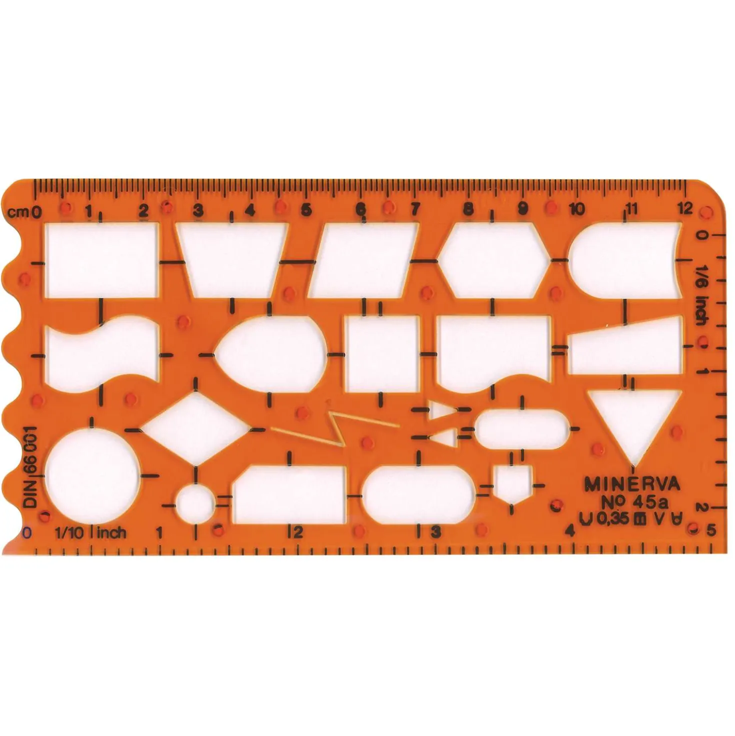 MINERVA Organigraph Schablone