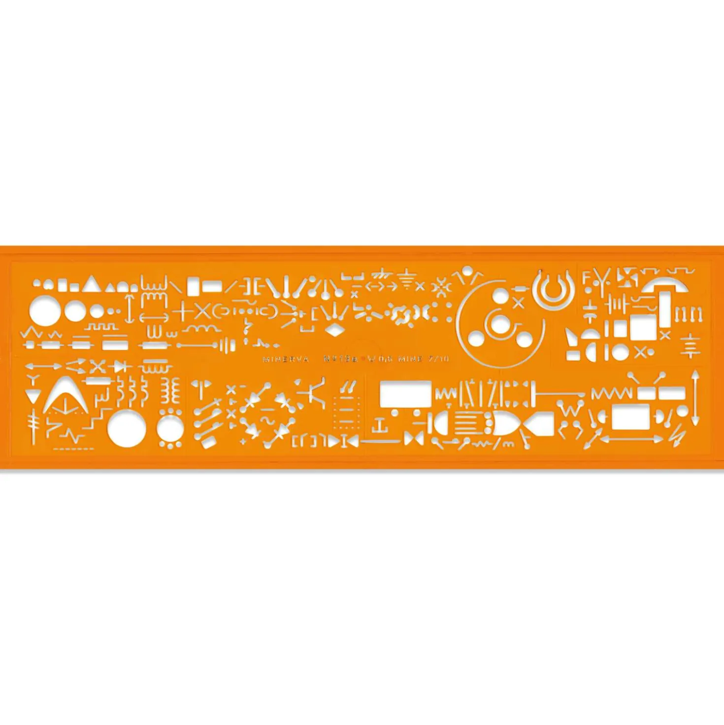MINERVA Schriftschablone Electrograph 13A