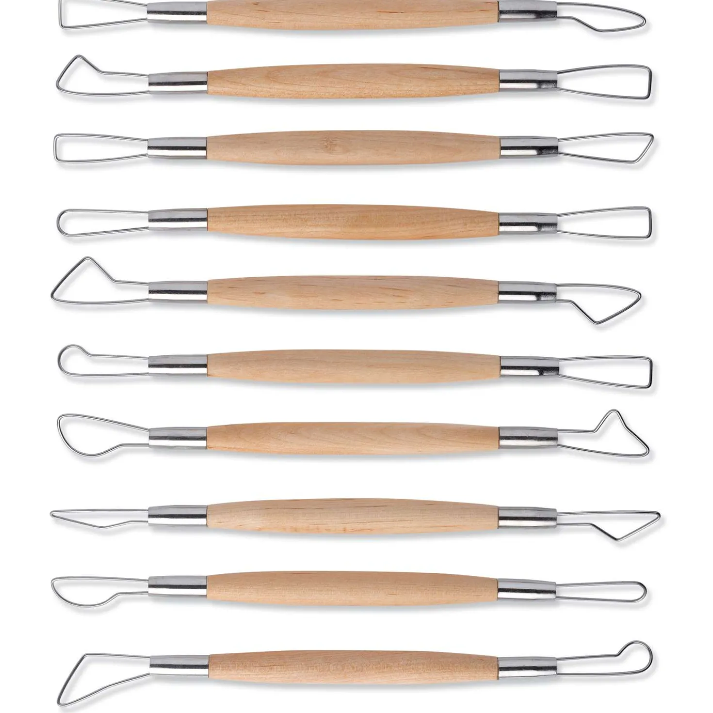 Modellierschlingen-Set, doppelendig, 10-teilig