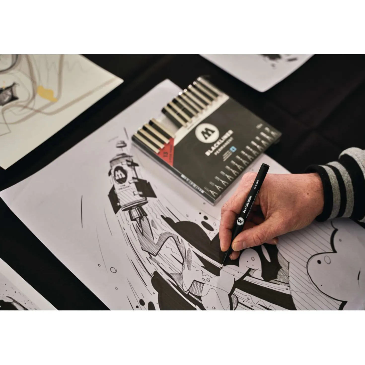 MOLOTOW™ | BLACKLINER PERMANENT Complete Set —13 pens