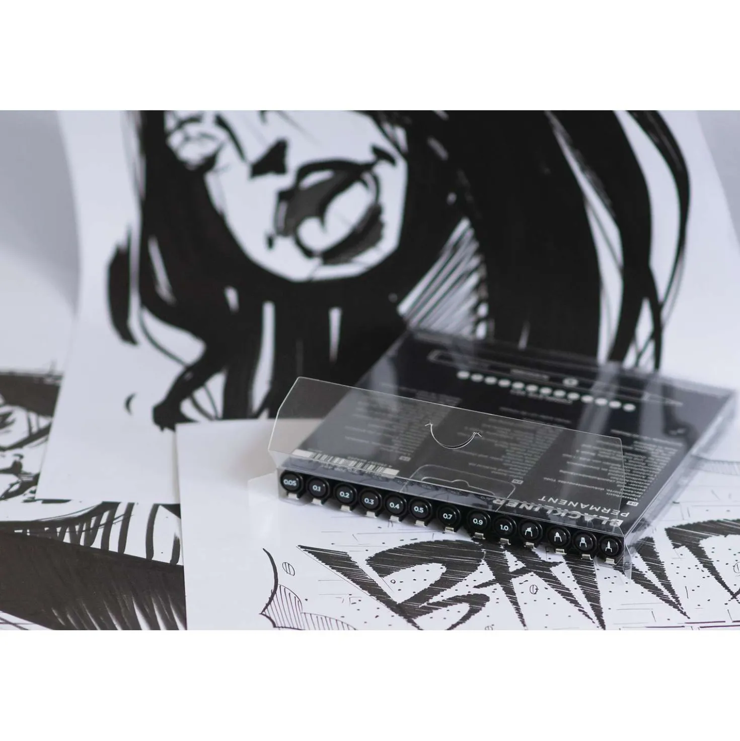 MOLOTOW™ | BLACKLINER PERMANENT Complete Set —13 pens