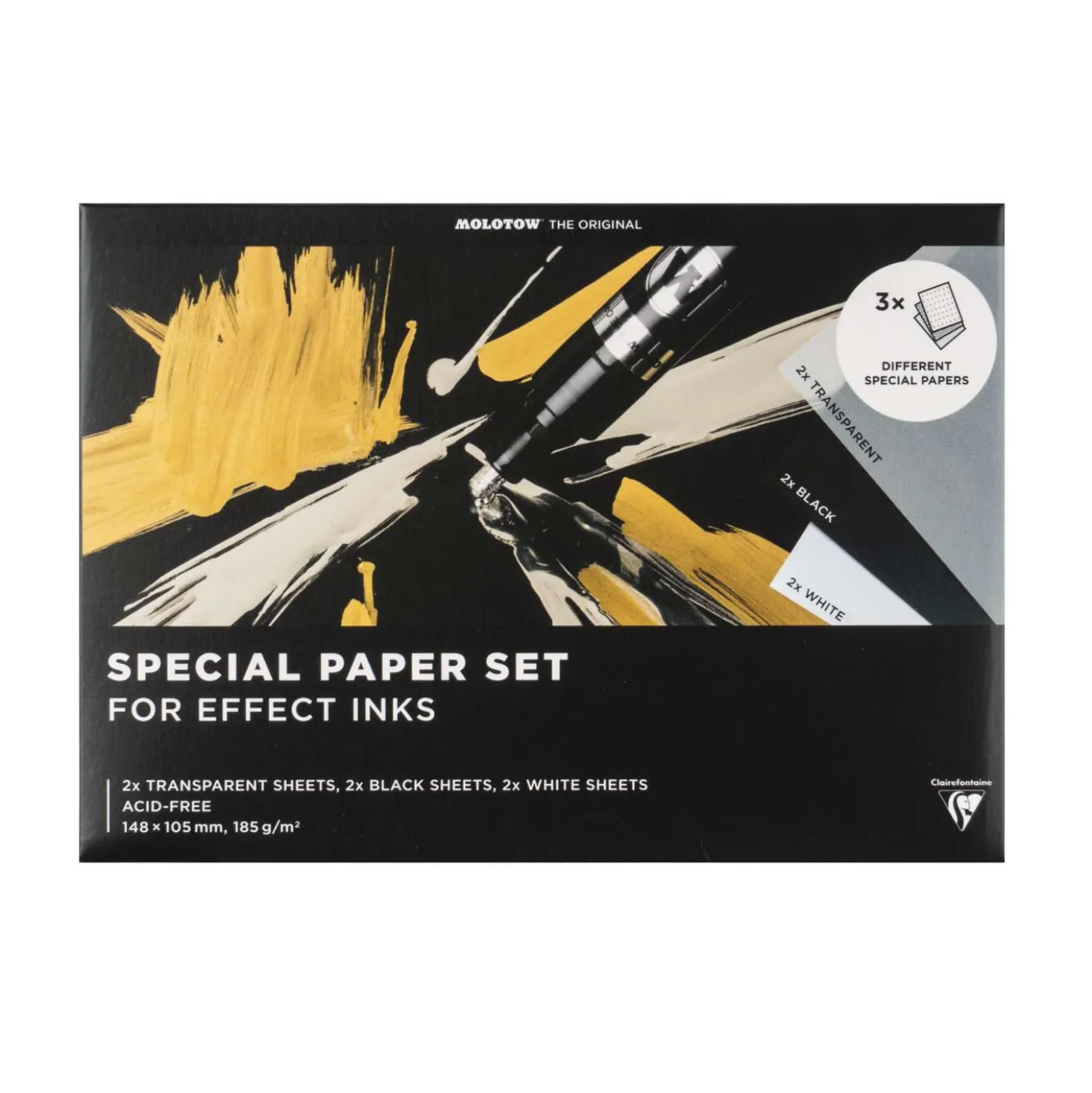 MOLOTOW™ SPECIAL PAPER PAD FÜR EFFEKTTINTEN, Sortiment