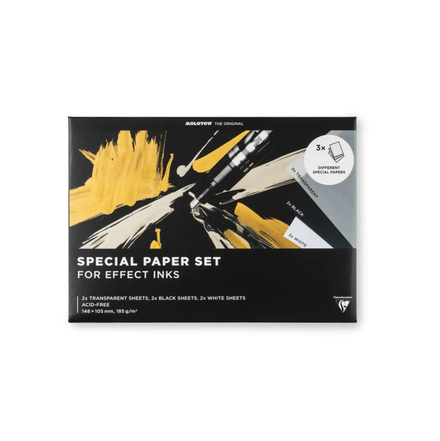 MOLOTOW™ SPECIAL PAPER PAD FÜR EFFEKTTINTEN, Sortiment