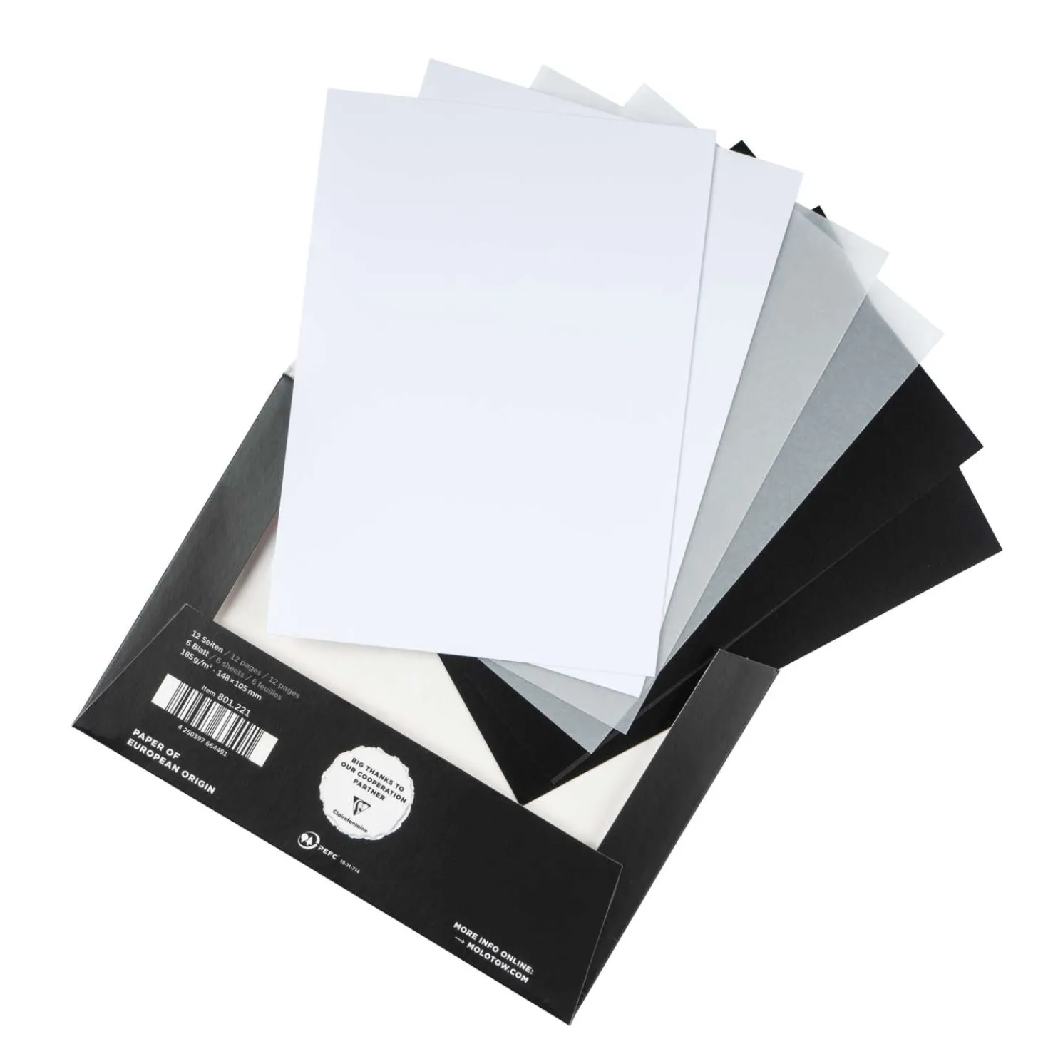 MOLOTOW™ SPECIAL PAPER PAD FÜR EFFEKTTINTEN, Sortiment
