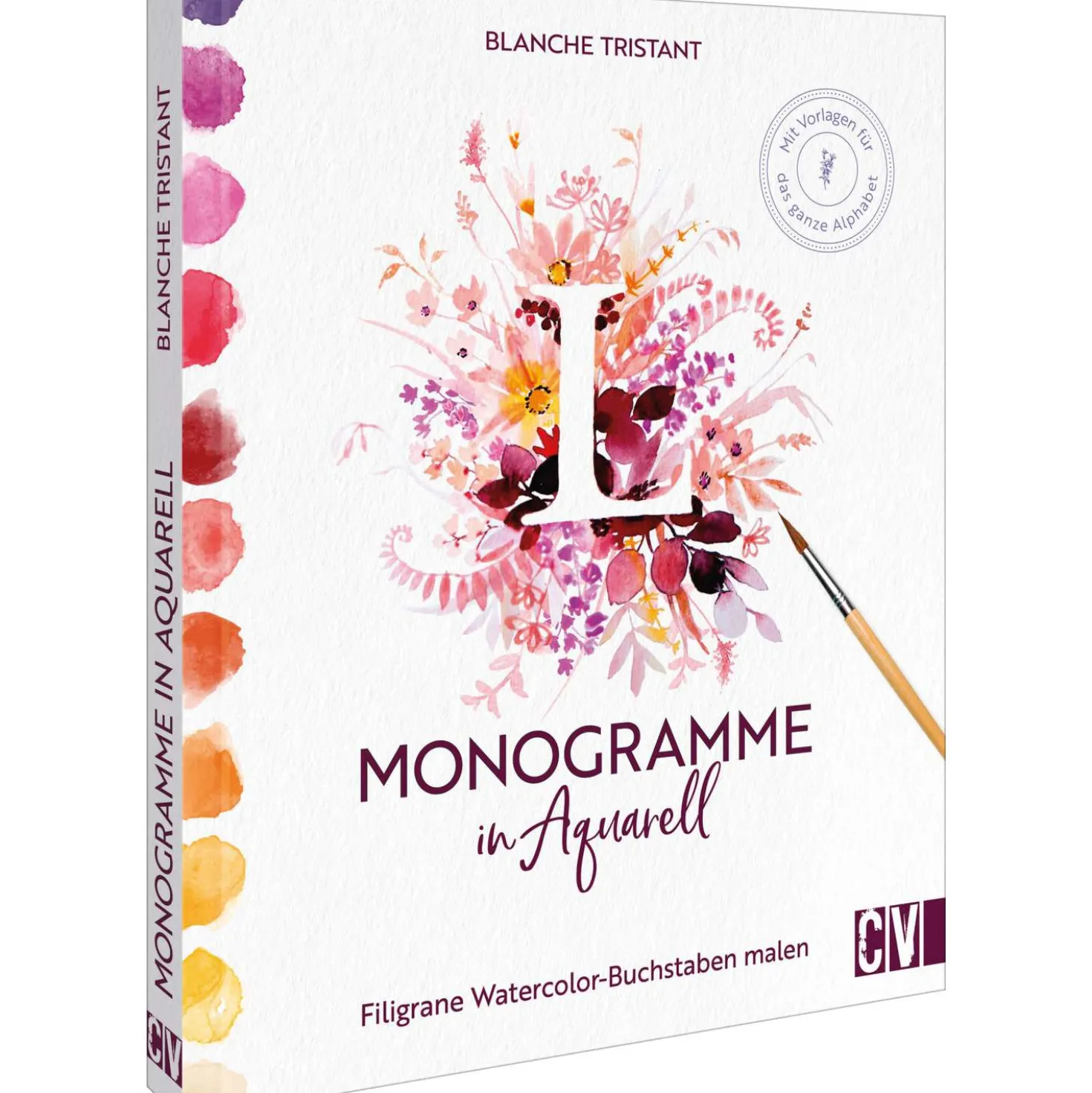 Monogramme in Aquarell