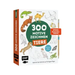 300 Motive zeichnen – Tiere