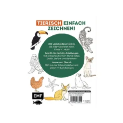 300 Motive zeichnen – Tiere
