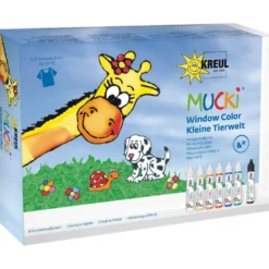 MUCKI Window Color Set Kleine Tierwelt