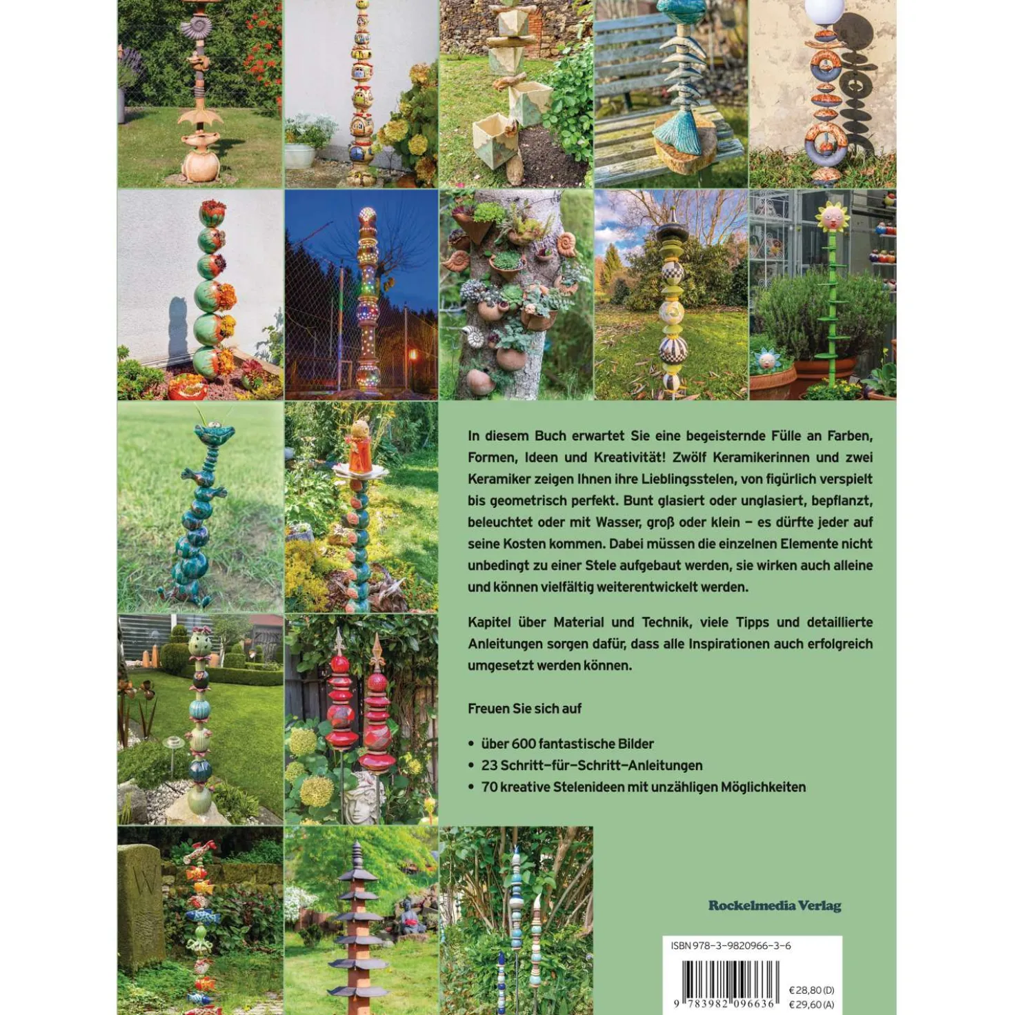 Natürlich Töpfern - Garten-Stelen