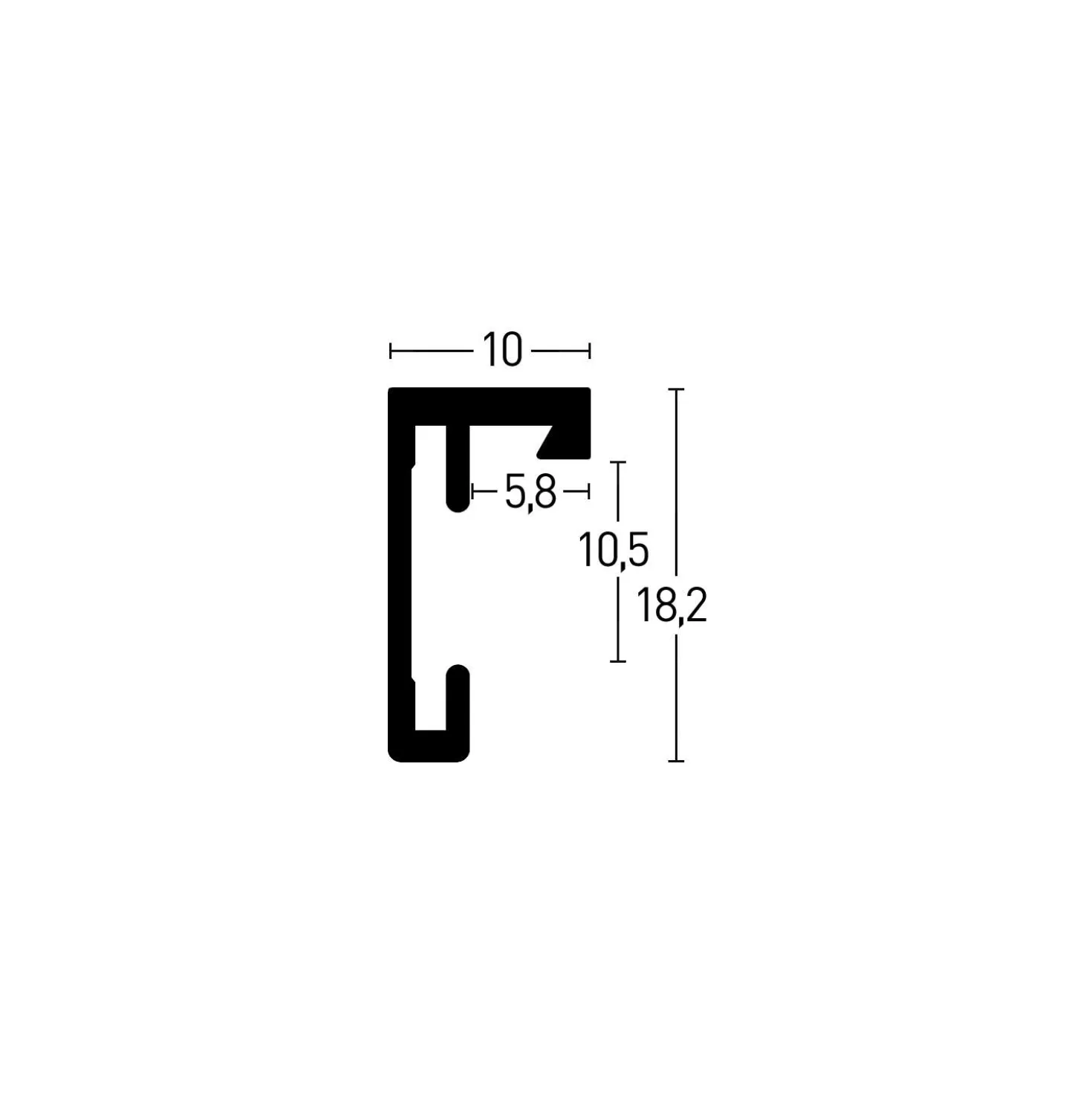 nielsen C2 Alu-Wechselrahmen