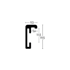 nielsen® CLASSIC Alu-Glaswechselrahmen