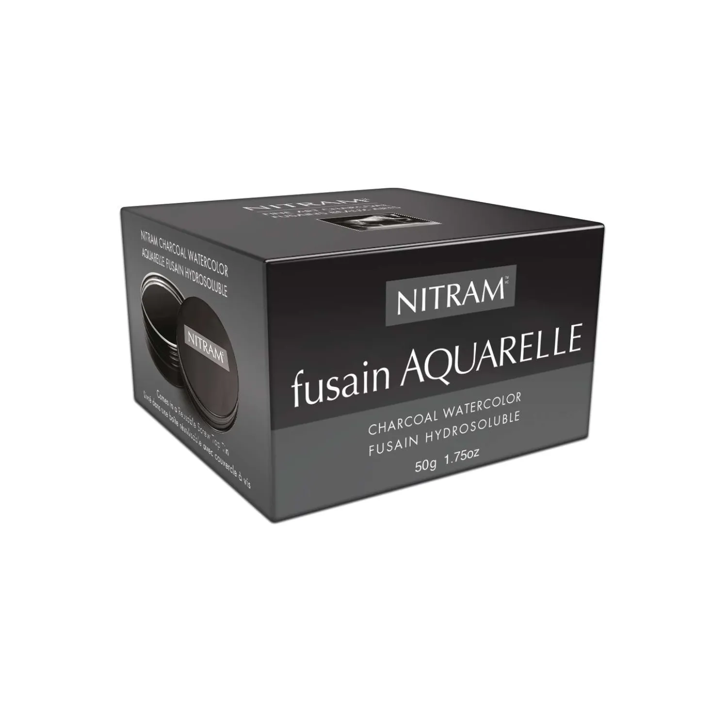 Nitram Zeichenkohle-Aquarellfarbe