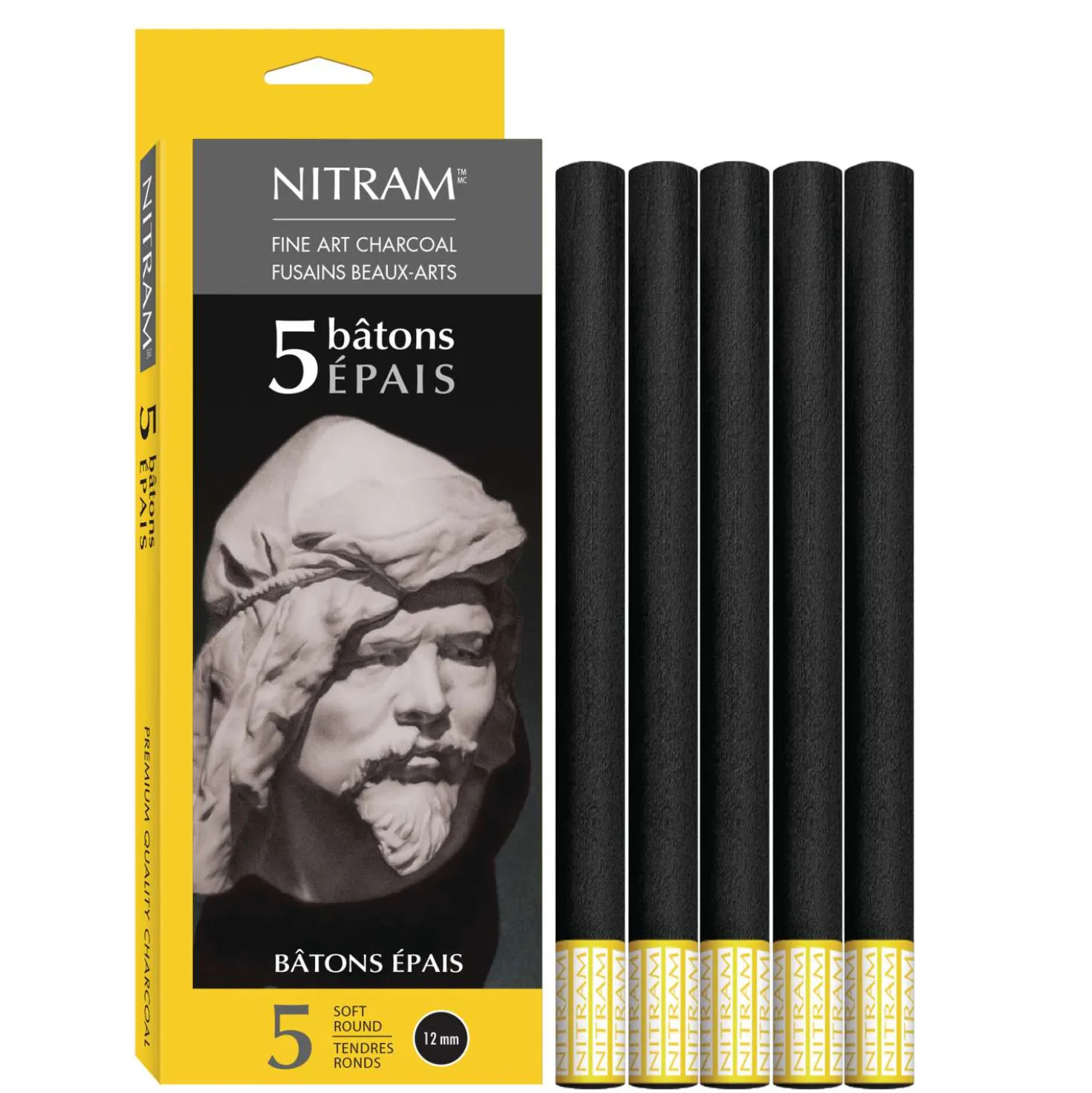 Nitram Zeichenkohle, extra soft