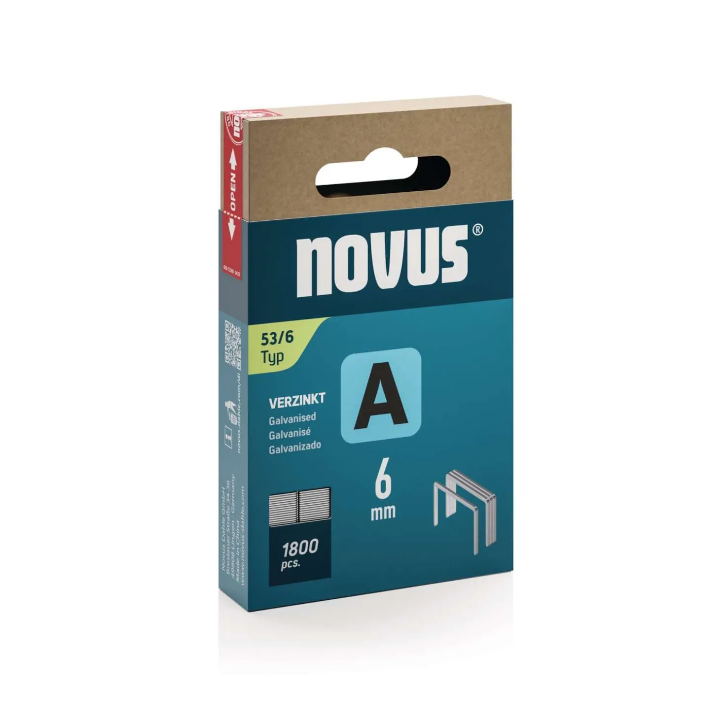 NOVUS Feindrahtklammern
