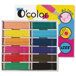 O’color Dreikant-Farbstifte-Schulpackung mit 288 Stiften