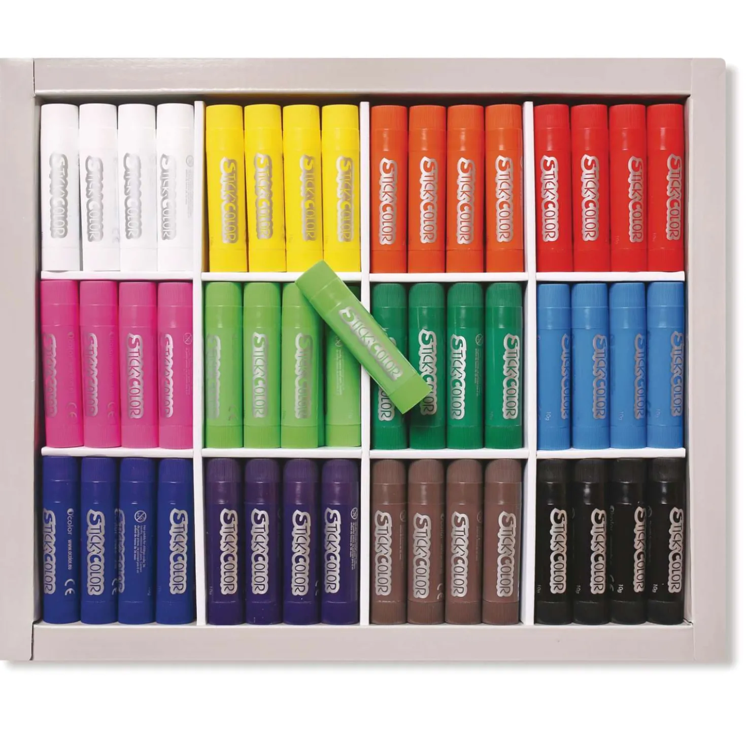 O’color Gouache Stickcolor-Schulset, 144 Sticks