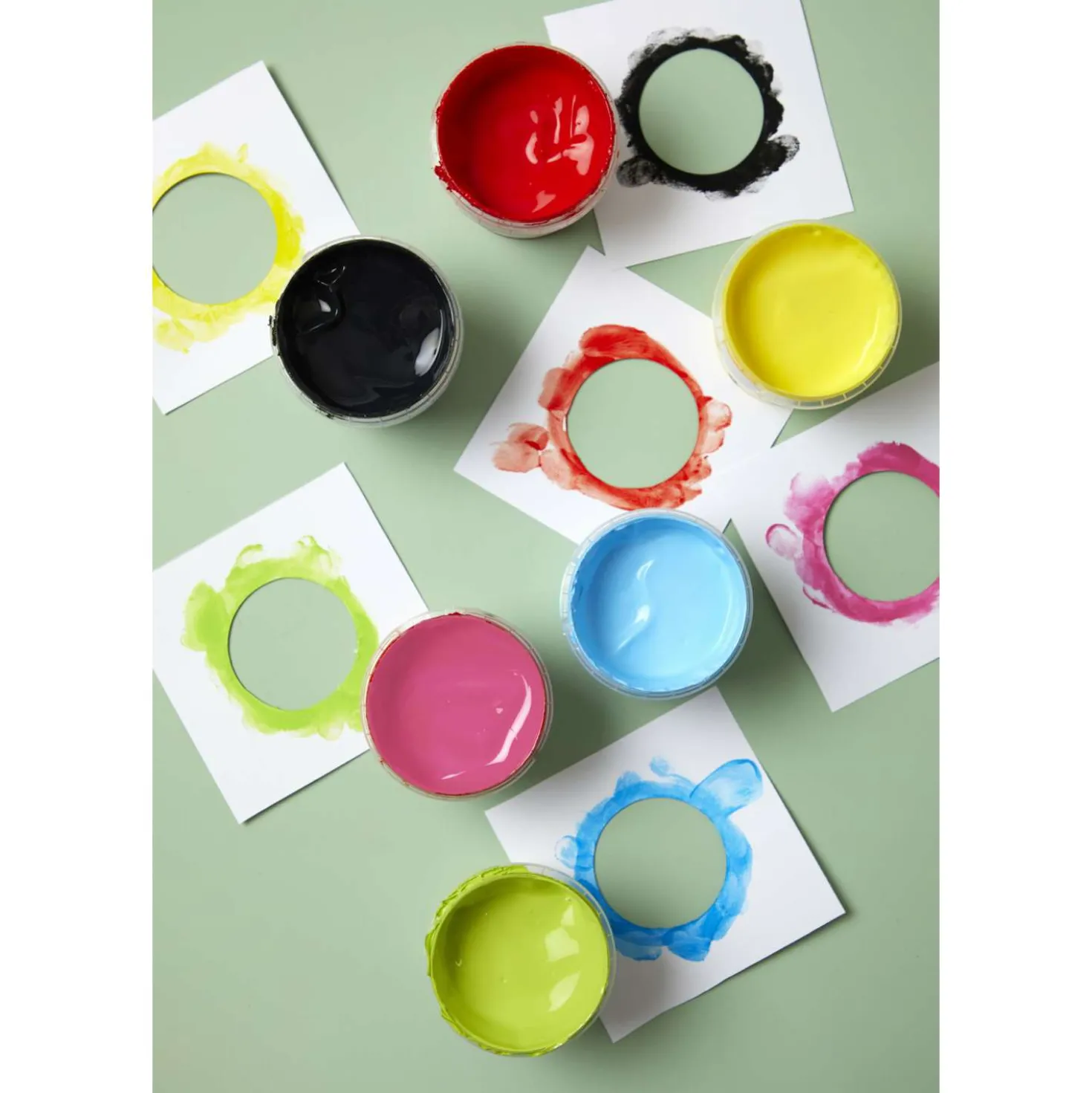 pébéo Tactilcolor Fingermalfarbe Set für Textilien