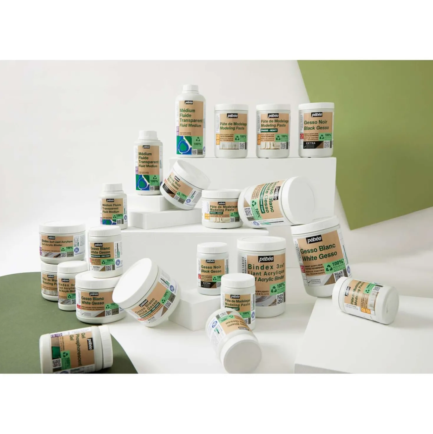 pébéo Acryl-Gesso Studio GREEN™, Weiß