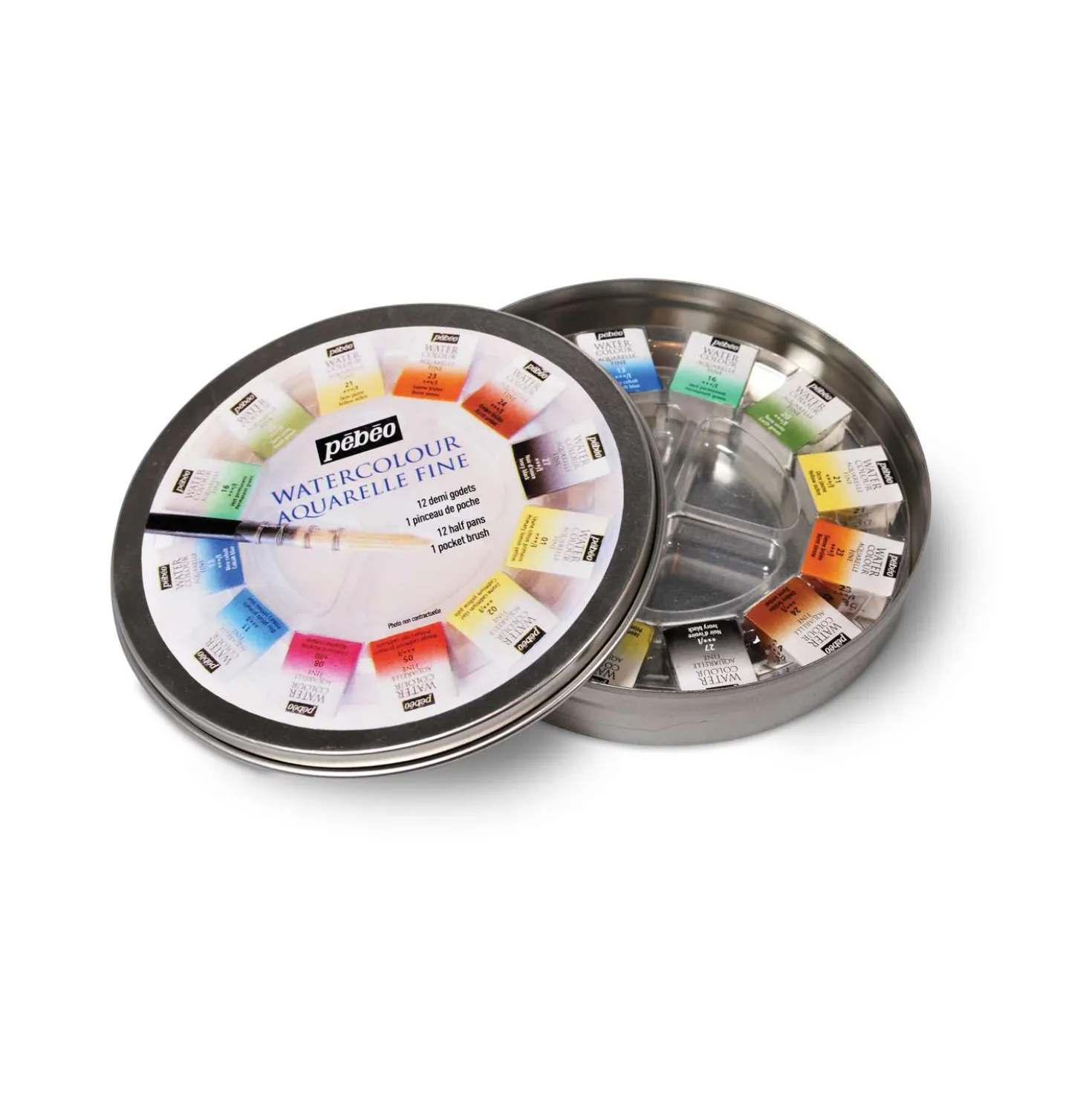 Pébéo feine Aquarellfarbe im Metallkasten