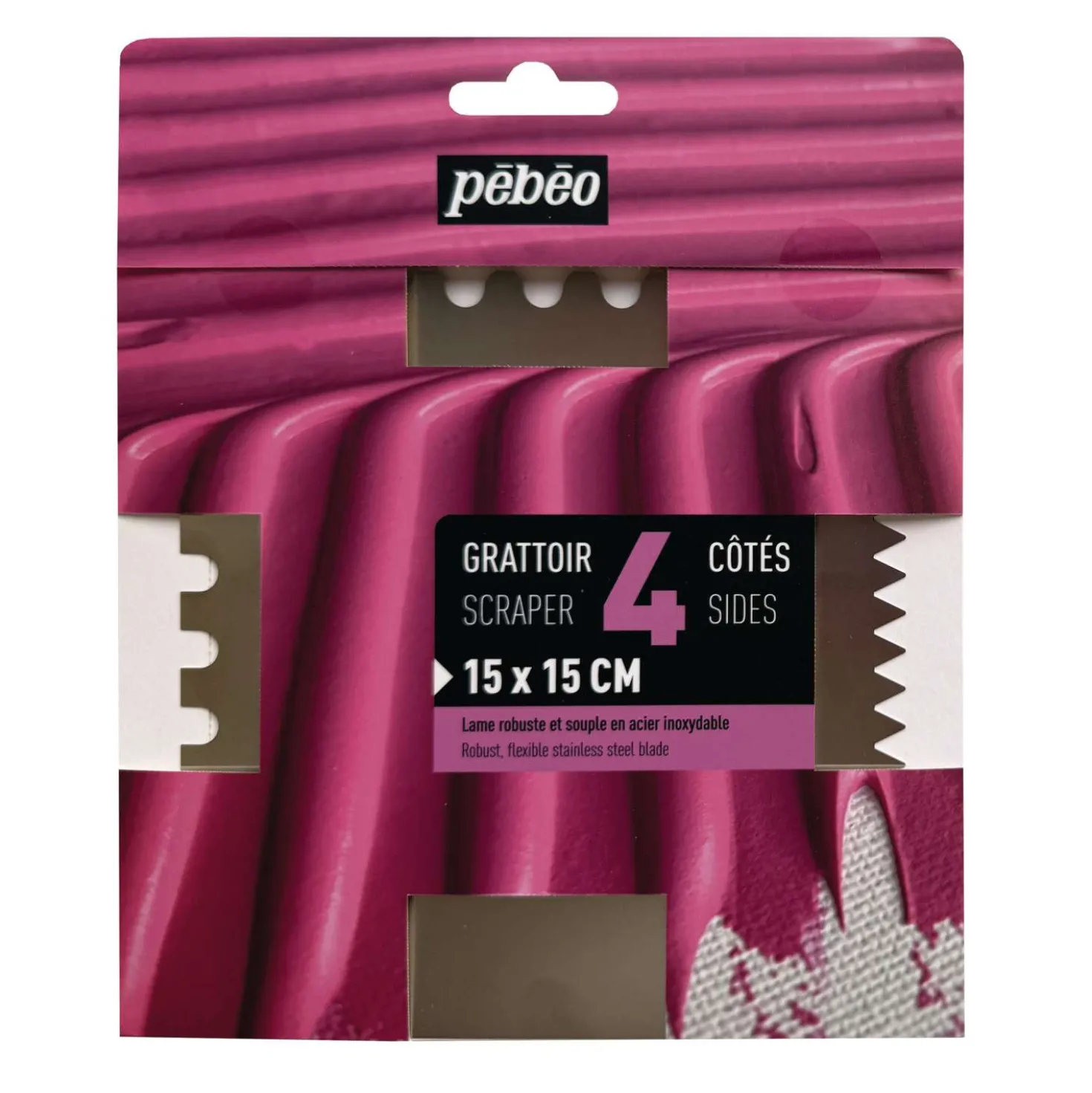 pébéo Flexible Edelstahlspachtel