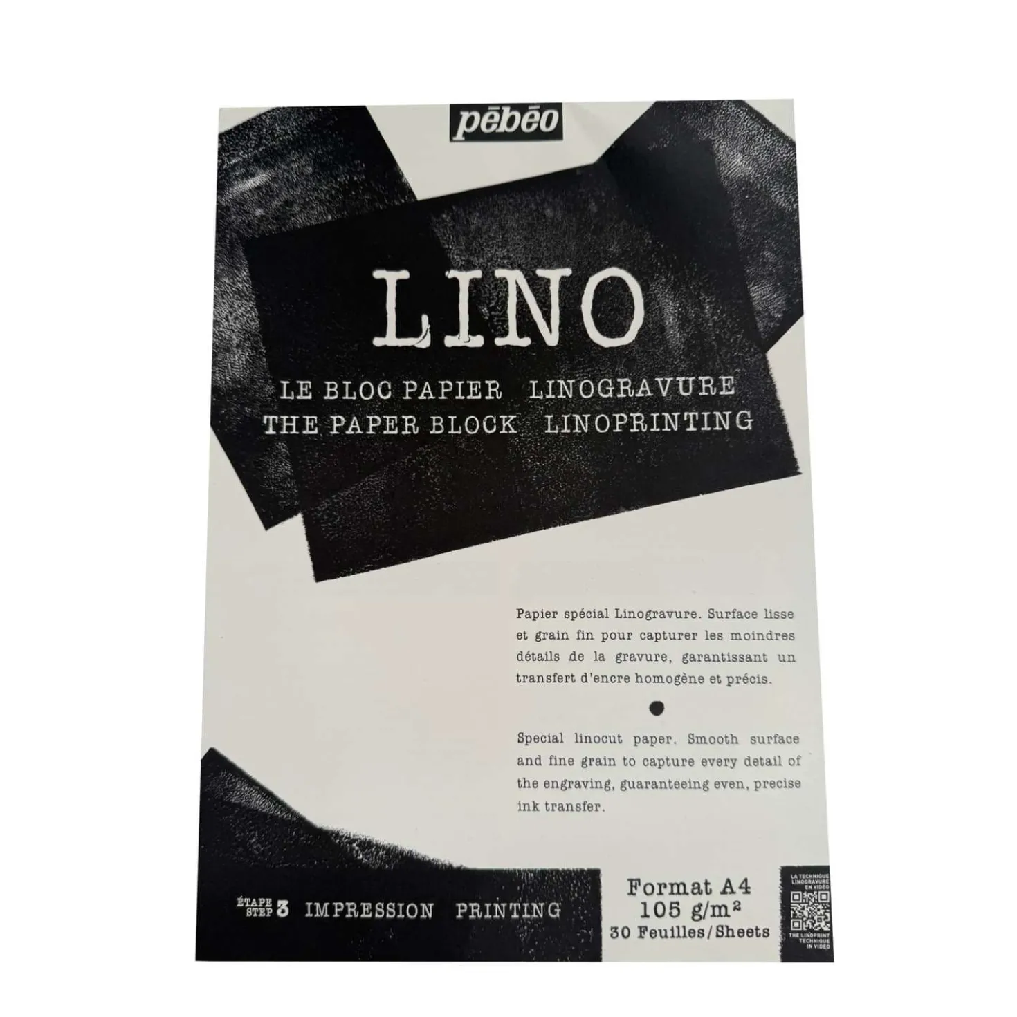 pébéo Papierblock Lino