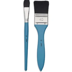 pébéo Spalterpinsel 2er-Set Aquarell, Feehaar-Synthetikfasern