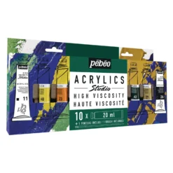 pébéo Studio Acrylics HIGH VISCOSITY, Acrylfarben-Sets