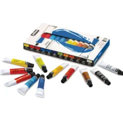 pébéo Studio feine Aquarellfarbe-Sets, 12-ml-Tuben