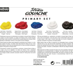 pébéo Studio Gouache Primärfarben-Set