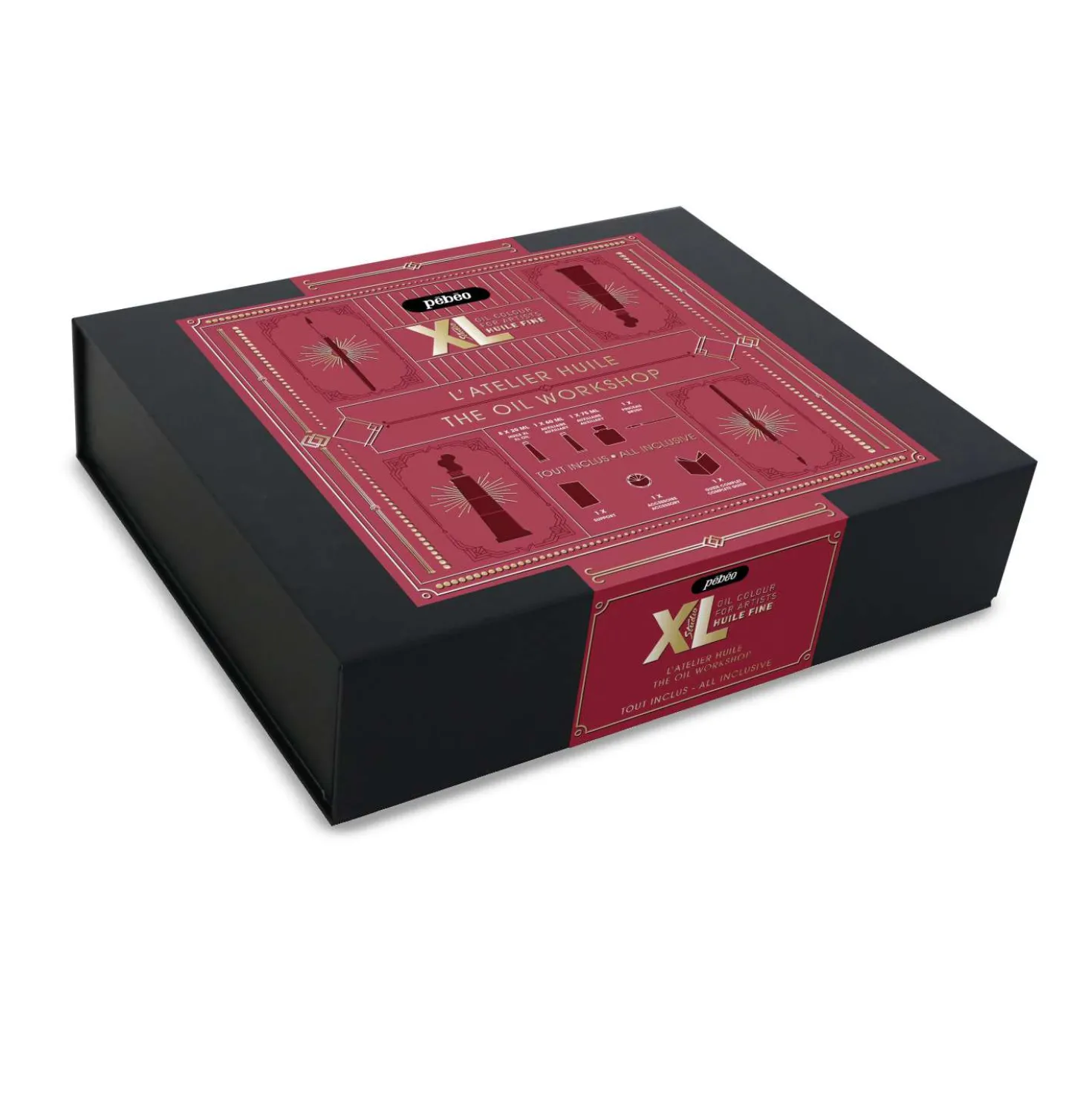 pébéo Studio XL Ölfarben Complete Box - Grundlegende Techniken der Ölmalerei