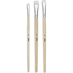 pébéo White Nylon Leimpinsel-Set