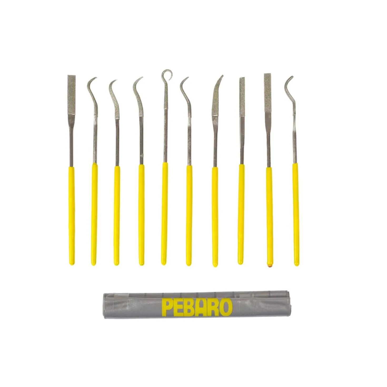 Pebaro Diamant-Nadelfeilen-Set, gebogen