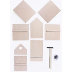 Pebaro Vogelhaus Holzbau-Set