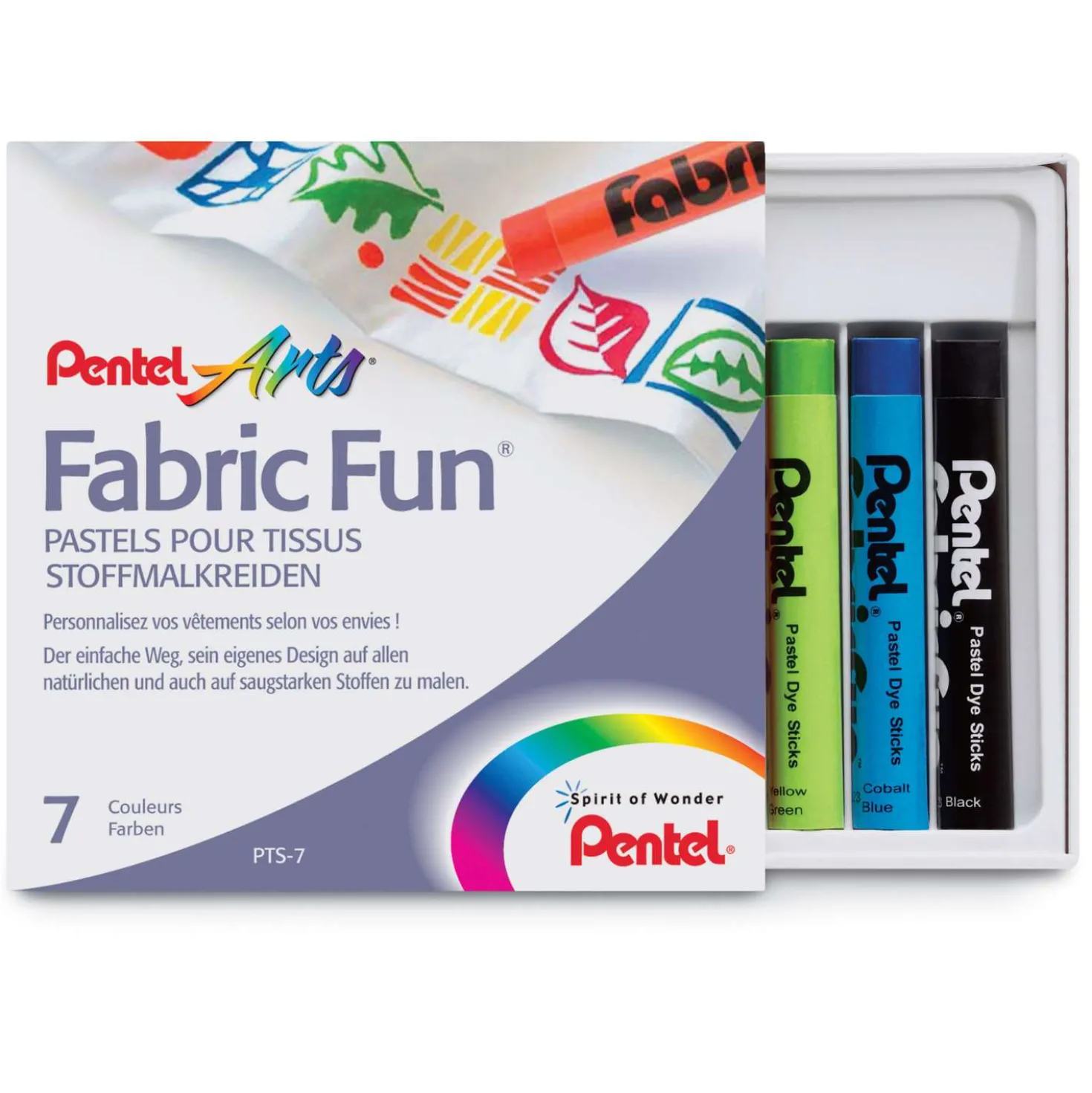 Pentel® Arts® Fabric Fun® Stoffmalkreide Set