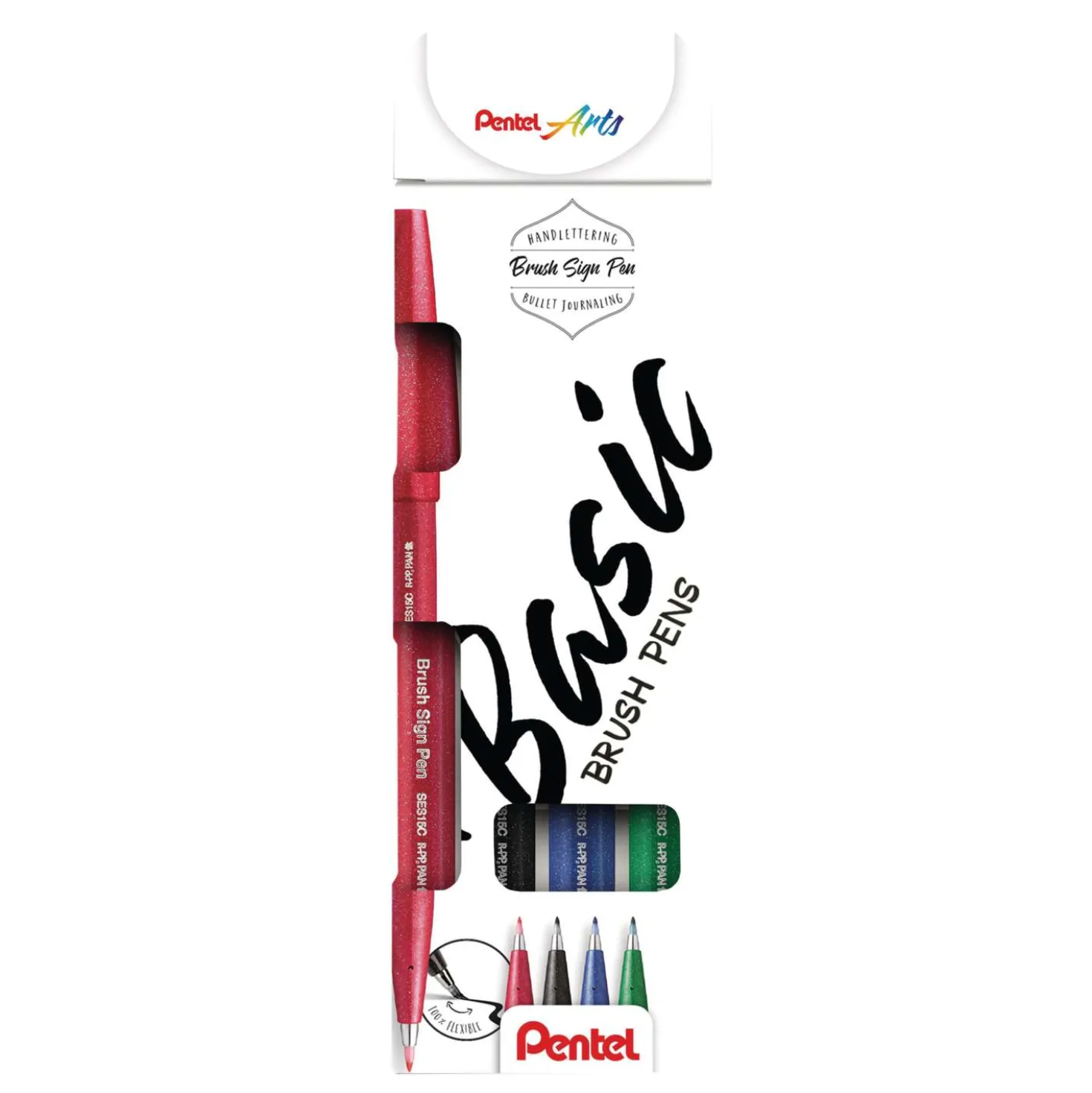 Pentel® Brush Sign Pen-Sets