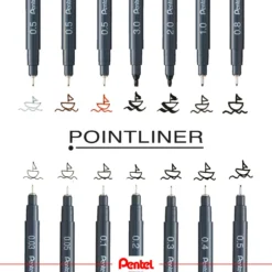 Pentel® POINTLINER Fineliner