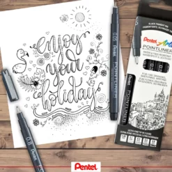 Pentel® POINTLINER Fineliner 5er-Set