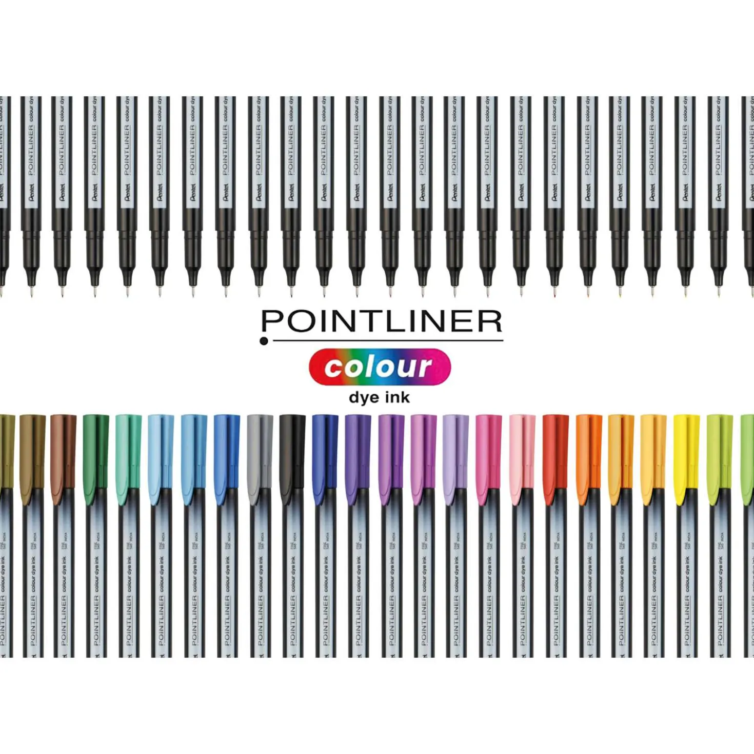 Pentel® Pointliner S40 Fineliner Colour Dye Ink , 0,4 mm