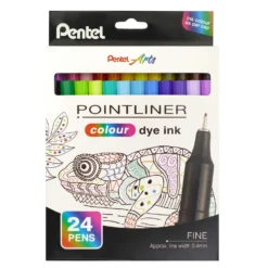 Pentel® Pointliner S40 Fineliner Colour Dye Ink Sets, 0,4 mm