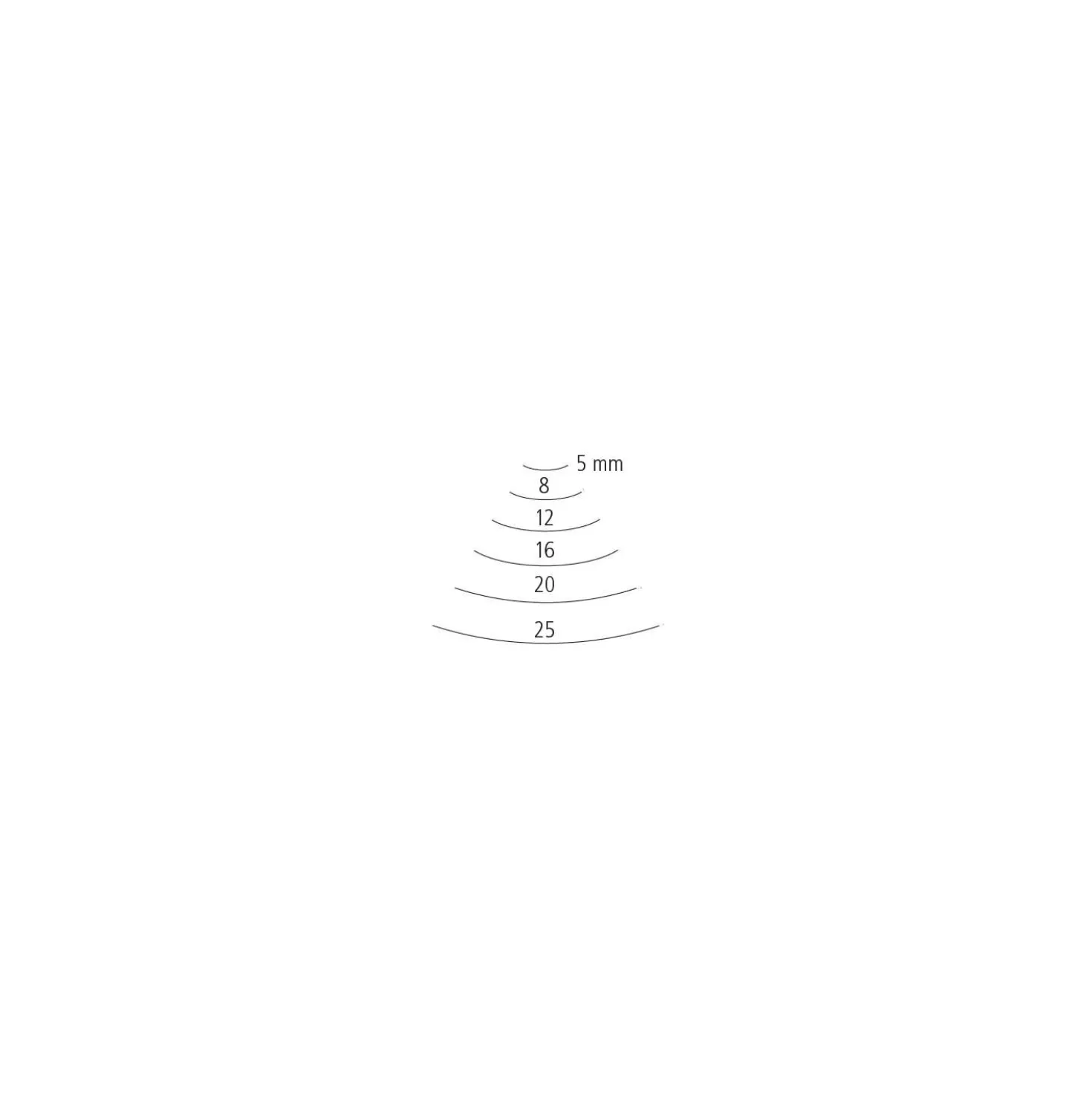 PFEIL Hohlbeitel flach, Stich 5