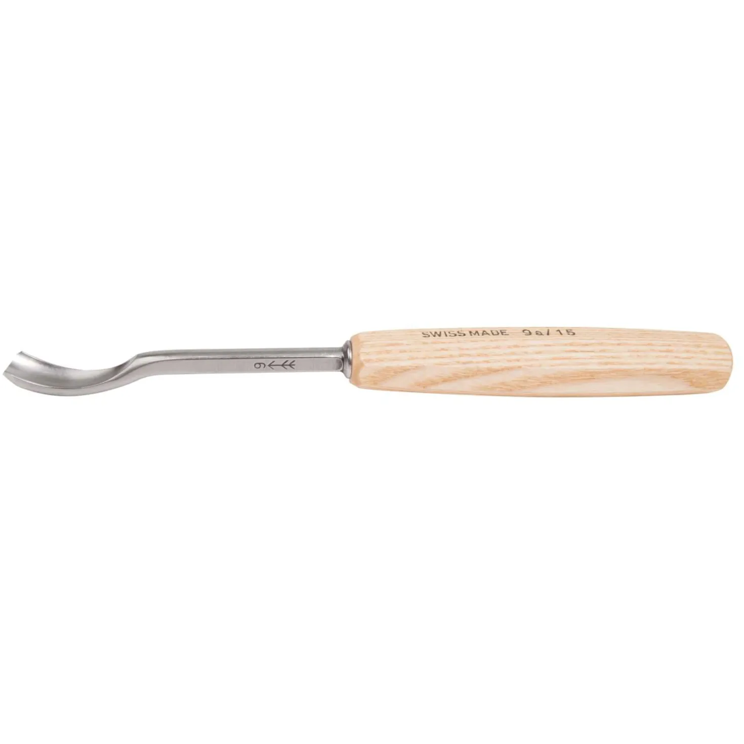 PFEIL Schnitzbeitel stark abgekröpft, Stich 9a