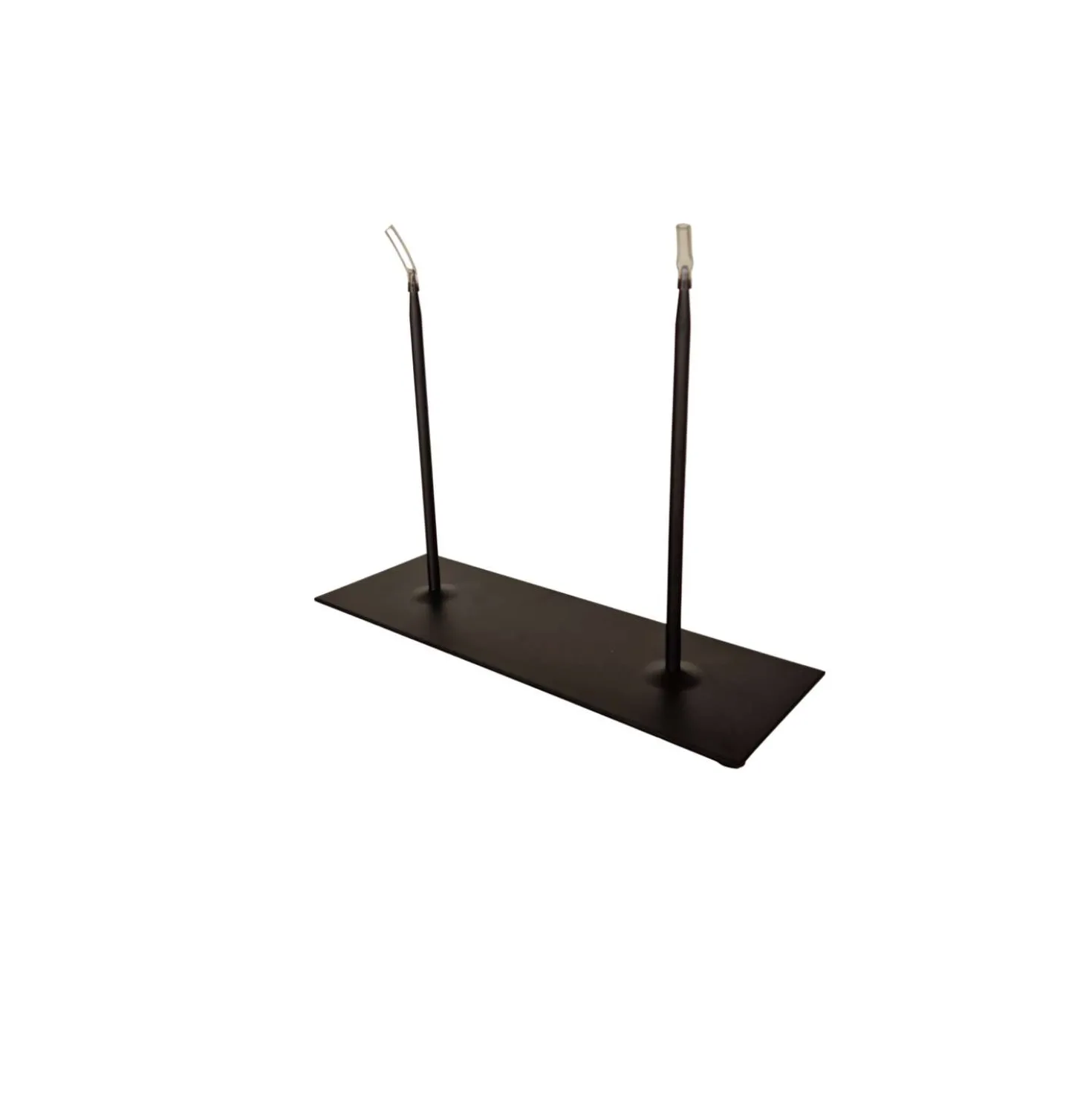 Powertex® Skulpturenständer mit zwei Stangen - schwarz