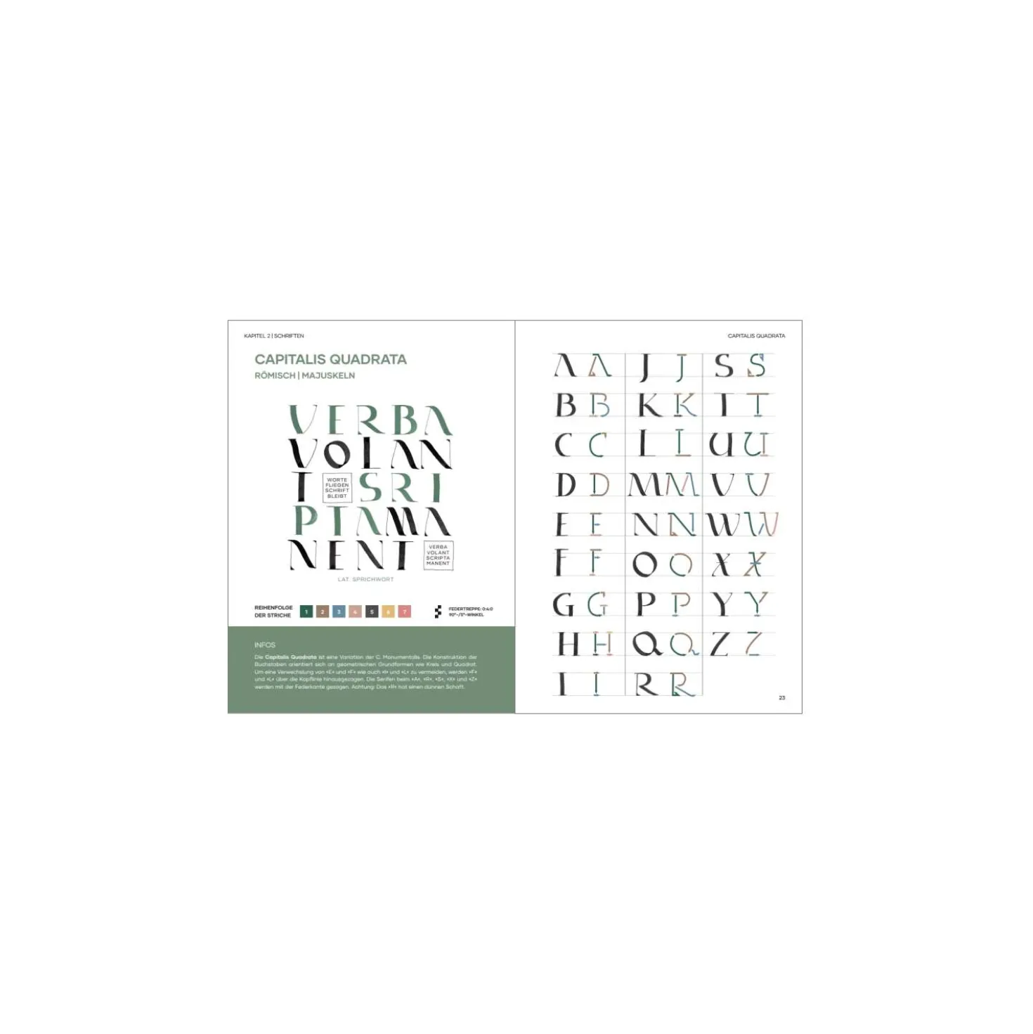 Praxisbuch Kalligraphie Alphabete