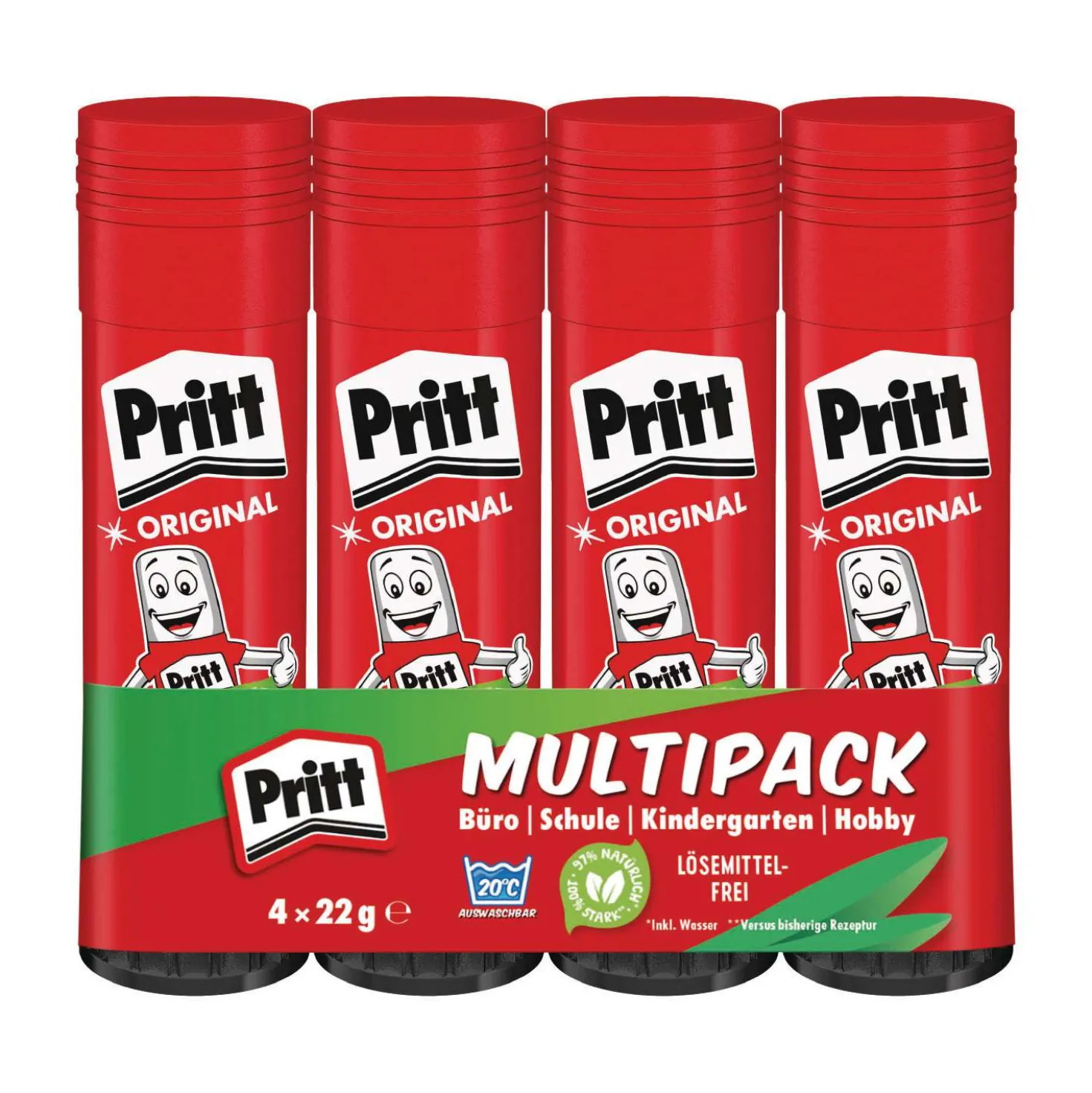 Pritt Klebestift 4 x 22 g Multipack