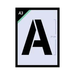 Qbix Alphabet Schablonen-Sets